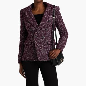 Rag & Bone Purple Tweed Blazer